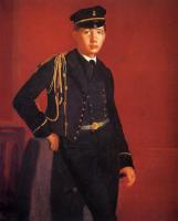 Degas, Edgar - Achille De Gas (The Artist Brother) in the Uniform of a Cade